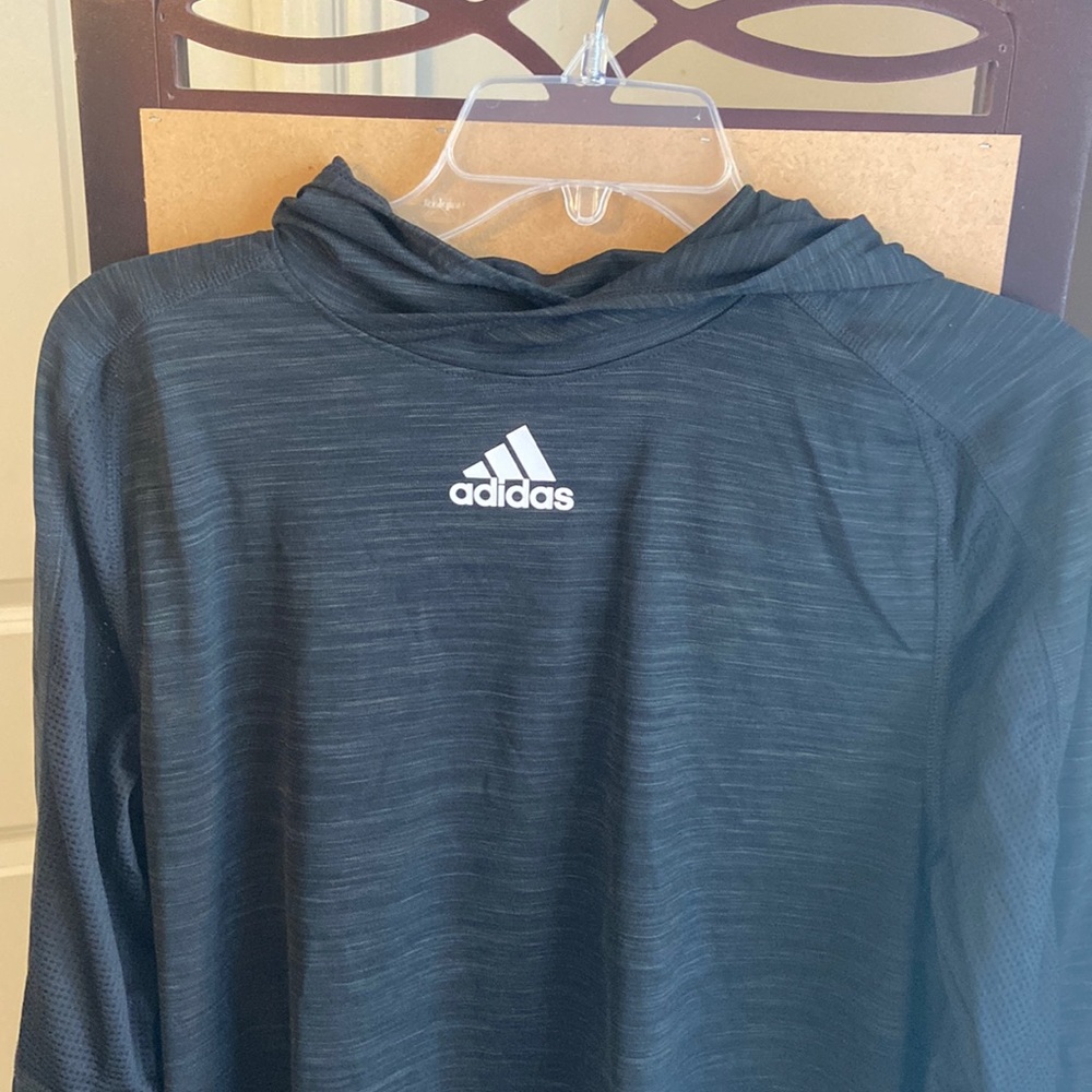 NWOT Adidas climalite hooded pullover S